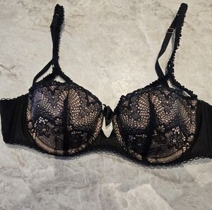 Adore Me Black Lace Bra
